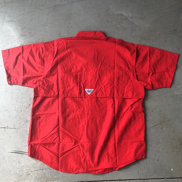 🆕Columbia PFG Bahama II Short Sleeve Outdoor Shirt UPF50 Men's ~ Size Medium - Picture 8 of 11